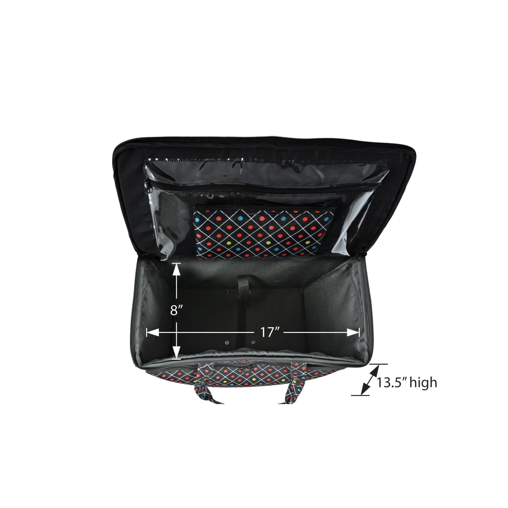 Dritz® 2-Wheel Rolling Sewing Machine Tote